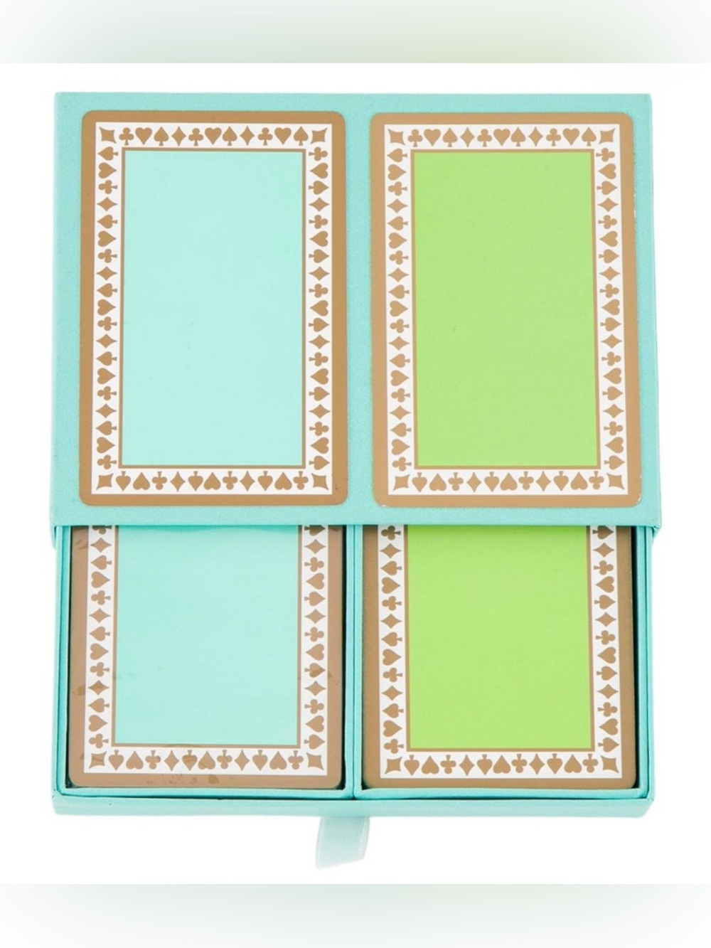 TIFFANY & CO. Factory Sealed Double Deck Box of Playing Cards